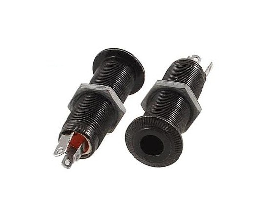 Модульный разъем под 1/4" Jack для гитары PAXPHIL LJ20 BK - купить в ...