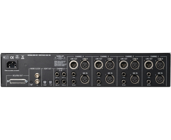 4-канальный предусилитель UNIVERSAL AUDIO 4-710d