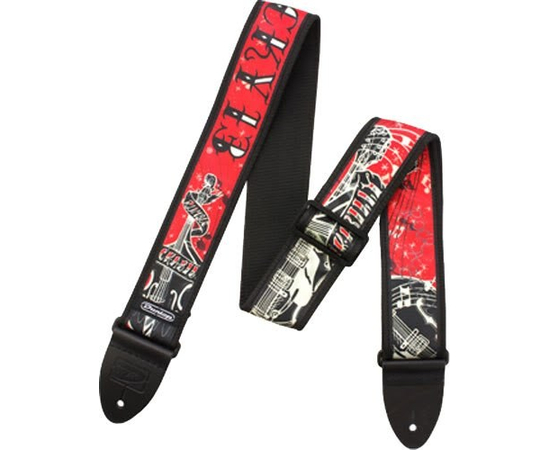 Гитарный ремень DUNLOP D3840RB LUCKY13 Rockabilly - 111528 за 0 грн. | 4Club