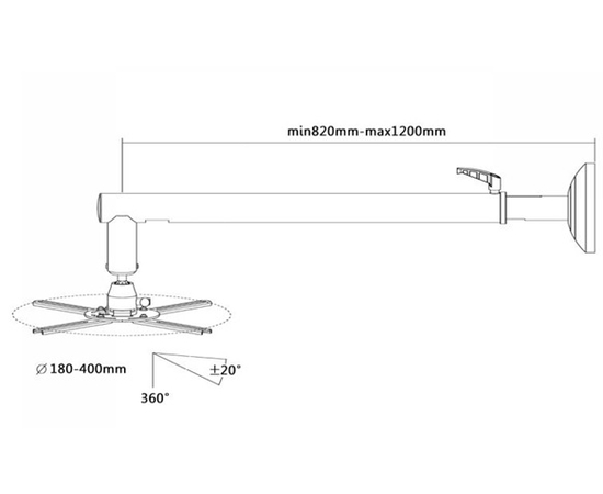 Настенный кронштейн UCH0191