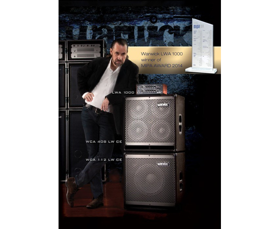 Усилитель "голова" WARWICK WALWA1000 SILVER