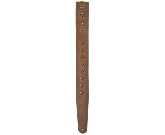 Кожаный гитарный ремень с перфорацией PLANET WAVES PW25PRF02