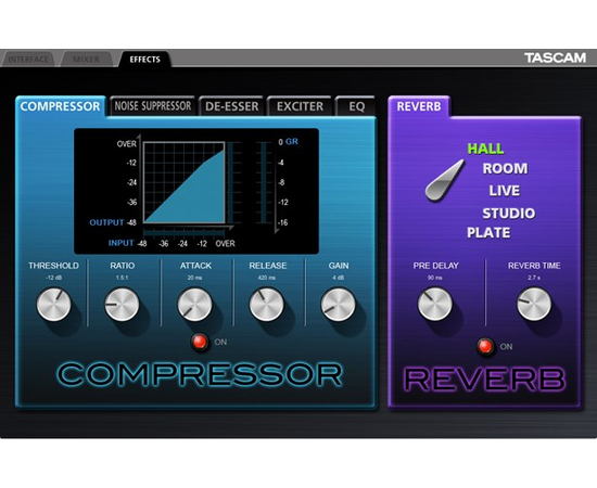 Аудио интерфейс Tascam US-1200