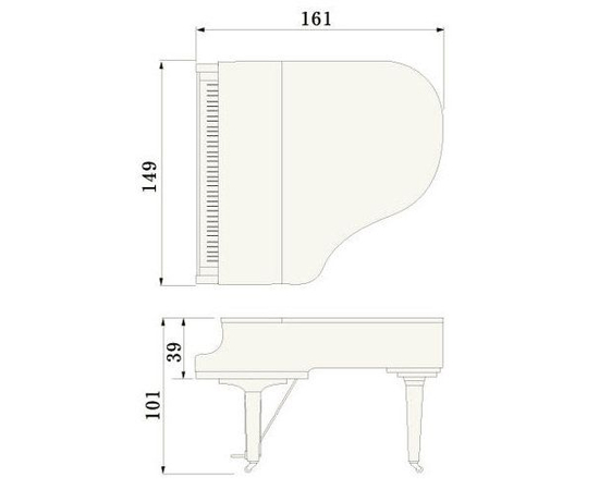 Дисклавир YAMAHA DGC1E PWH