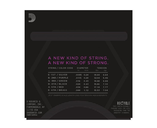 Струны для электрогитары D`ADDARIO NYXL09544