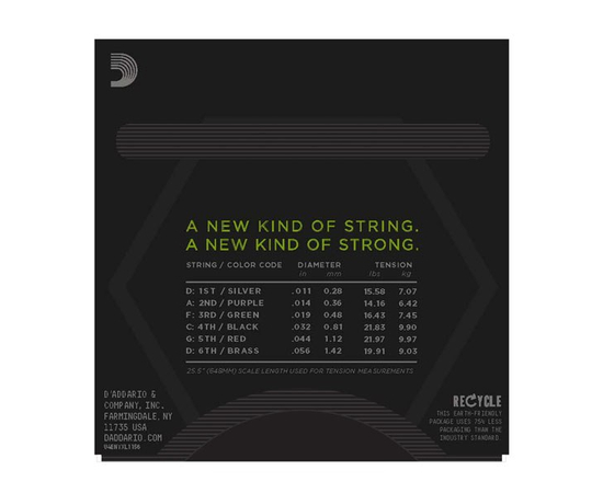 Струны для электрогитары D`ADDARIO NYXL1156