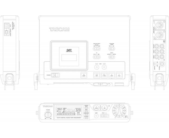 Портативный DAT рекордер TASCAM DA-P1