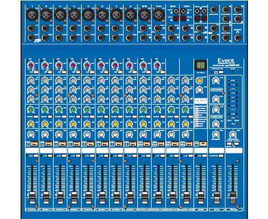 Пассивный микшерный пульт D.A.S. Audio EVENT 16.24FX-USB - 114899 за 0 грн. | 4Club