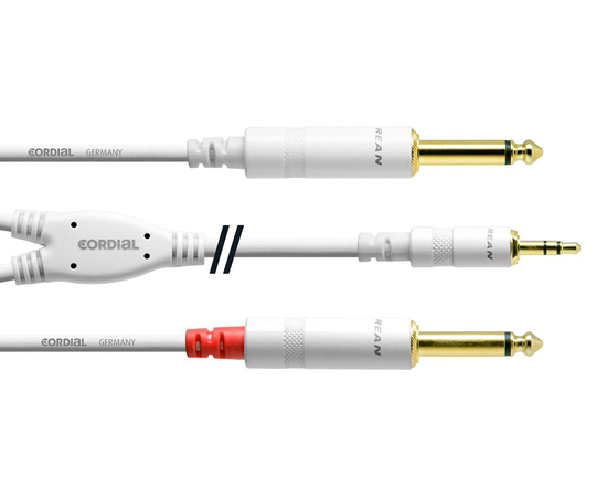 Кабель Y-адаптер CORDIAL CFY 6 WPP-SNOW - 115421 за 0 грн. | 4Club