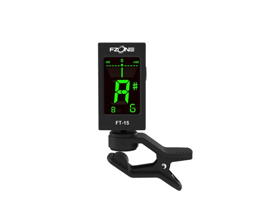 Тюнер прищепка, хроматический FZONE FT15 Black - 115949 за 351 грн. | 4Club