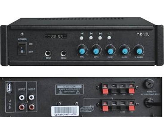 Усилитель Younasi Y-B40U, 25 Вт, 12V DC, USB - 115882 за 4320 грн. | 4Club