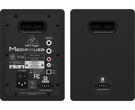 Студийные мониторы BEHRINGER MEDIA40USB
