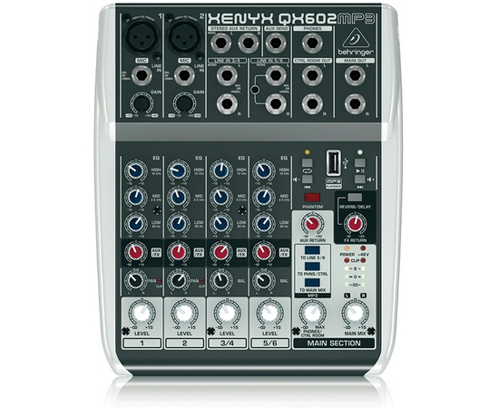 Микшерный пульт BEHRINGER XENYXQX602MP3 - 116351 за 0 грн. | 4Club
