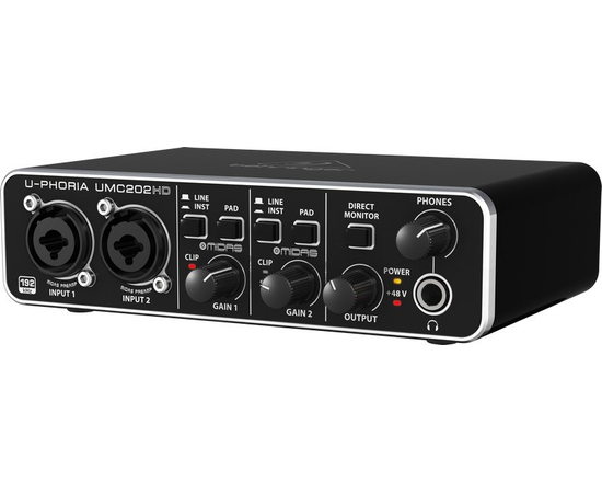 Аудиоинтерфейс BEHRINGER UMC202HD