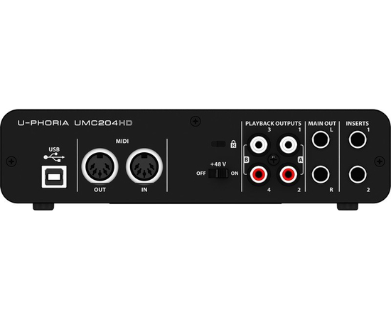 Аудиоинтерфейс BEHRINGER UMC204HD