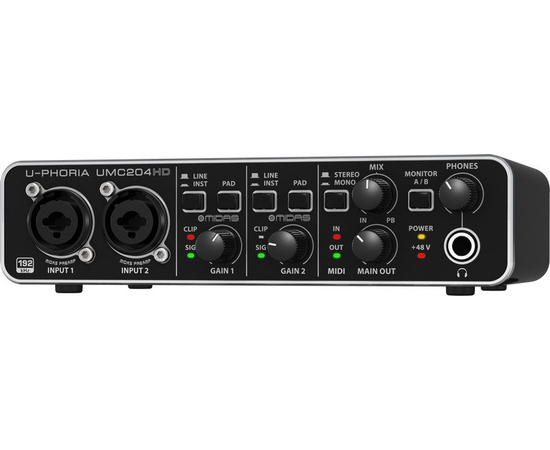 Аудиоинтерфейс BEHRINGER UMC204HD