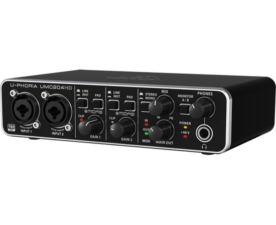 Аудиоинтерфейс BEHRINGER UMC204HD