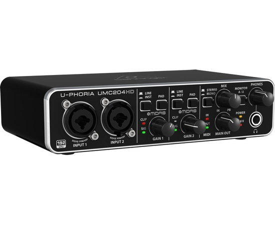 Аудиоинтерфейс BEHRINGER UMC204HD - 116404 за 6110 грн. | 4Club