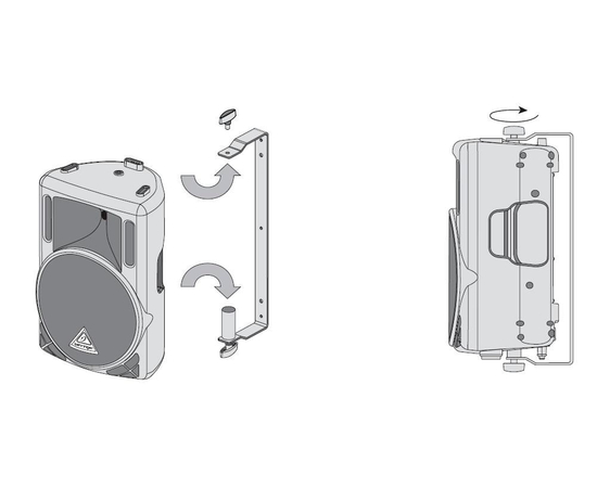 Настенный кронштейн для акустических систем BEHRINGER WB210WH