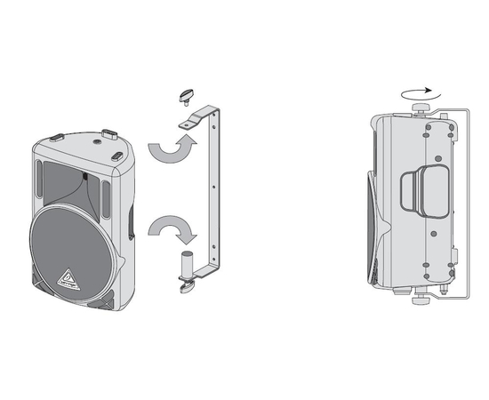 Настенный кронштейн для акустических систем BEHRINGER WB212