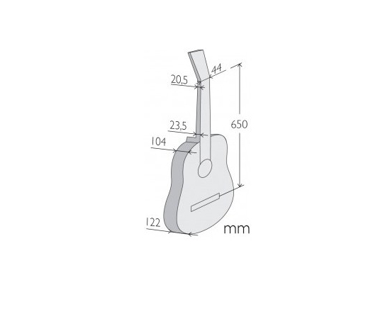Акустическая гитара ALHAMBRA W4AB
