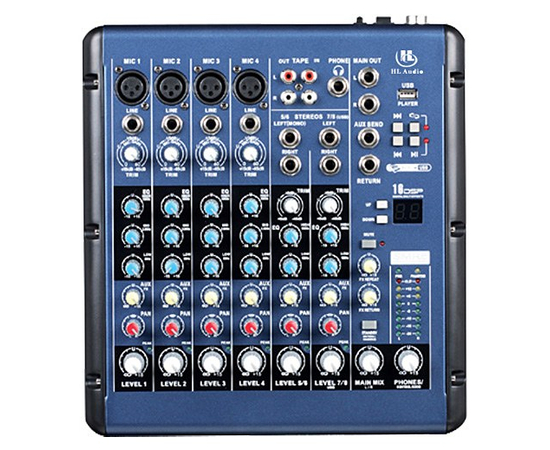 Микшерный пульт со встроенным медиаплеером HL AUDIO SMR8