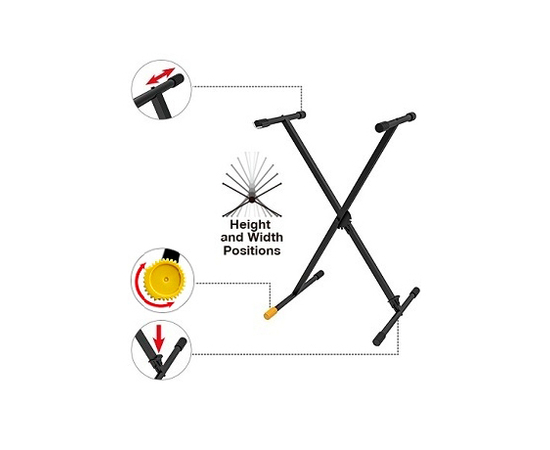 Клавишная стойка HERCULES KS100B