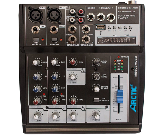 Микшерный пульт ARCTIC MS602M USB