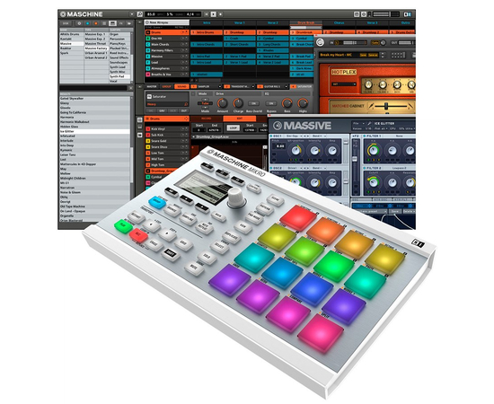 Контроллер Native Instruments MASCHINE Mikro MK2 (white)