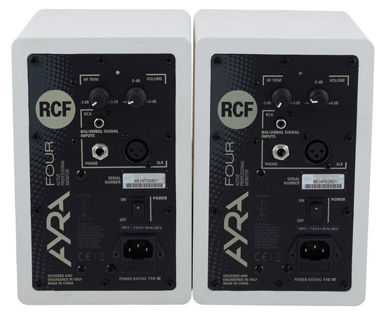 Активные студийные мониторы (пара) RCF Ayra Four W