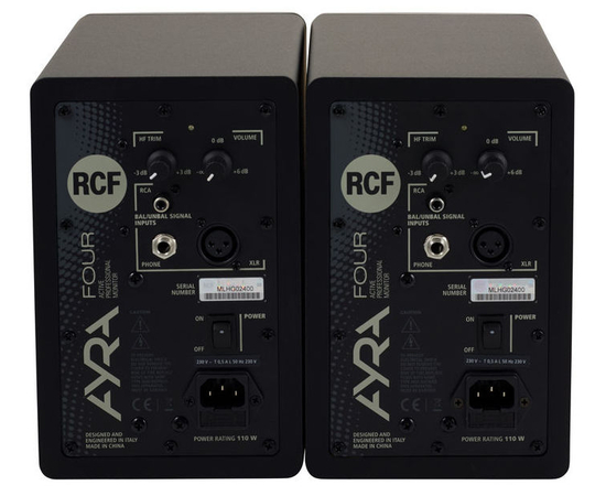 Активные студийные мониторы (пара) RCF Ayra Four