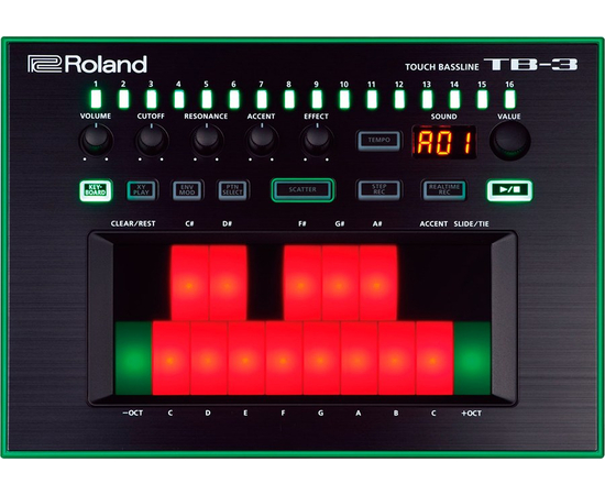 Сенсорный бас-синтезатор ROLAND TB3 - 118473 за 0 грн. | 4Club
