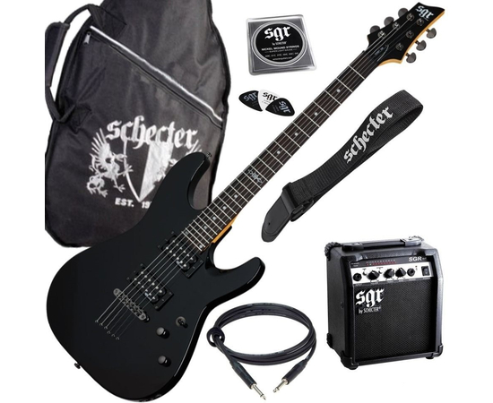 Электрогитарный набор SCHECTER SGR SUNSET GUITAR PACK BLK - 110423 за 0 грн. | 4Club
