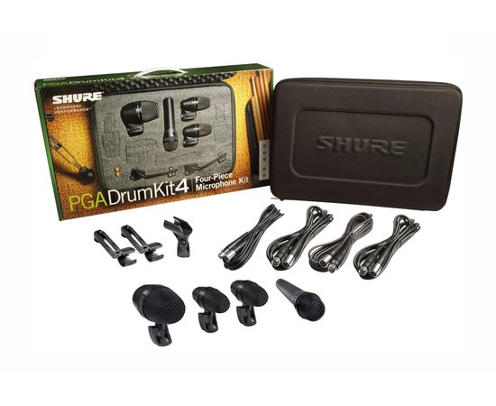 Набор инструментальных микрофонов  SHURE PGADRUMKIT4