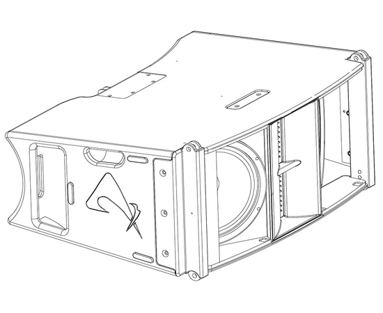 Активный элемент линейного массива PROEL AX2010A