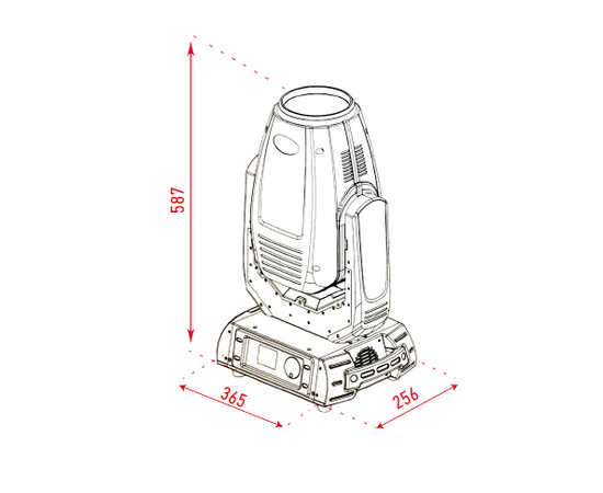 Полноповоротный прожектор PRO LUX HOTBEAM 280