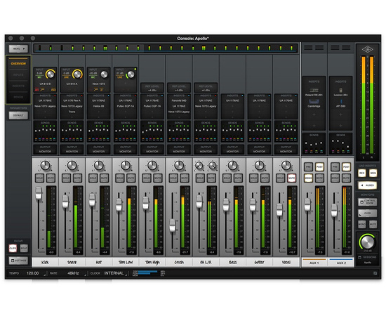 Аудиоинтерфейс UNIVERSAL AUDIO Apollo 16 Black QUAD Thunderbolt 2