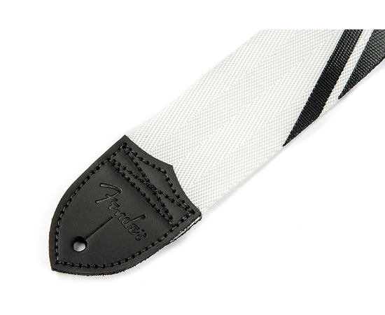 Гитарный ремень FENDER STRAP COMPETITION STRIPE WHITE AND BLACK 990608002