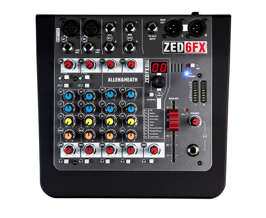 Компактный микшерный пульт Allen Heath ZED6 FX - 119644 за 10560 грн. | 4Club