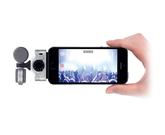 Портативный внешний стерео микрофон Zoom iQ7