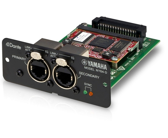Плата расширения Dante для цифровых консолей YAMAHA NY64D - 120640 за 0 грн. | 4Club