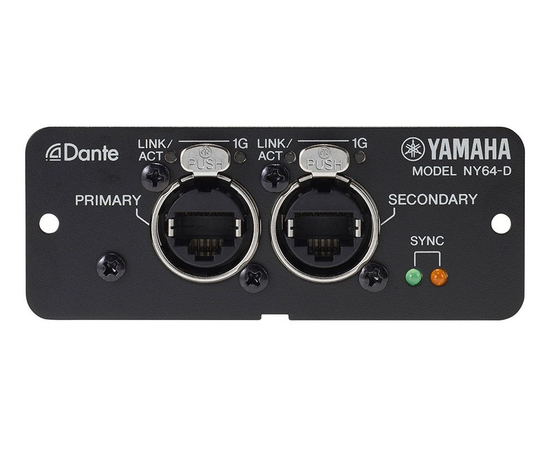 Плата расширения Dante для цифровых консолей YAMAHA NY64D