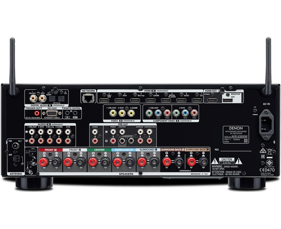 Аудио видео ресивер Denon AVR-X3200W BK
