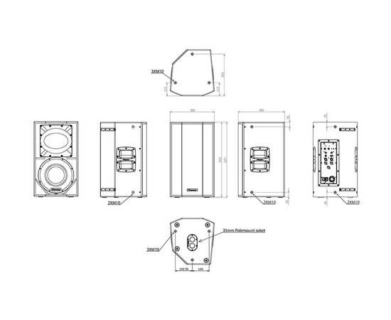 Активная акустическая система Pioneer XPRS-12