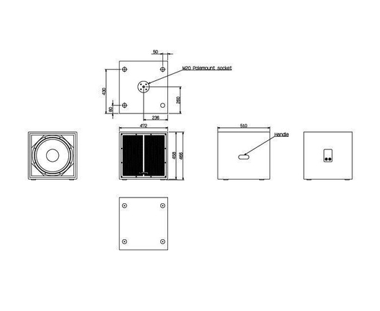 Сабвуфер Pioneer XY-115S