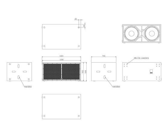 Сабвуфер Pioneer XY-218S