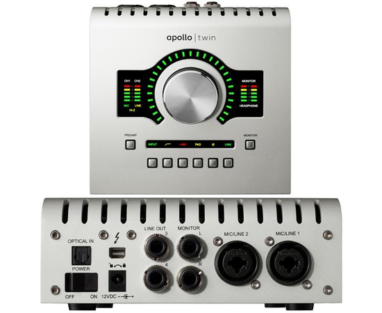Аудио интерфейс Thunderbolt UNIVERSAL AUDIO Apollo Twin w/ DUO