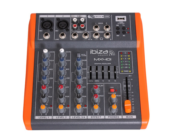 Микшерный пульт IBIZA MX-401 - 121645 за 0 грн. | 4Club