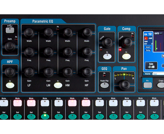 Цифровой микшерный пульт Allen Heath QU-24