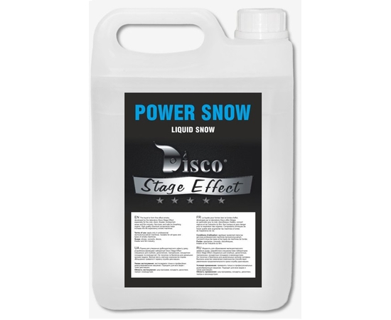 Жидкость для снега Disco Effect D-PS Power Snow, 5 л - 122207 за 371 грн. | 4Club